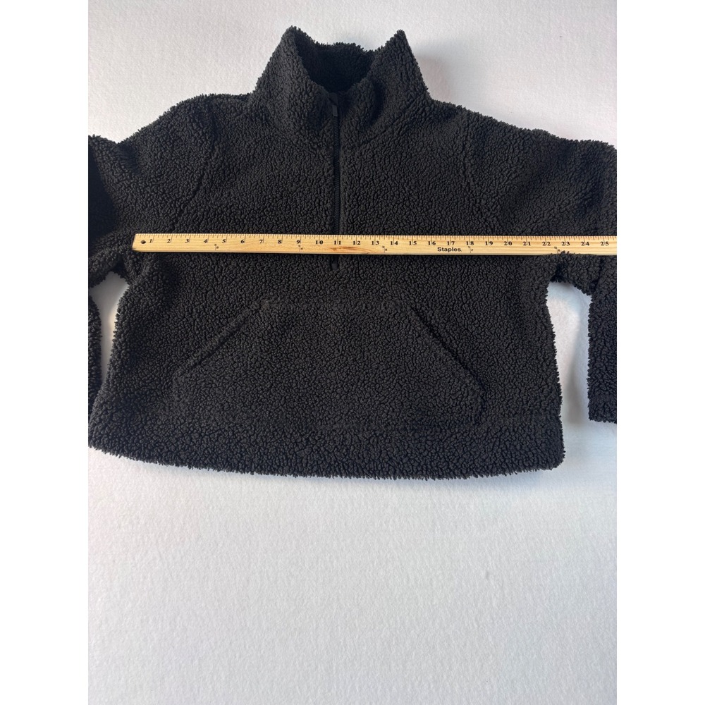 All In Motion Womens Cozy 2 Zip Sherpa‎ Pullover Black XL Quarter Zip Fleece - Picture 5 of 9